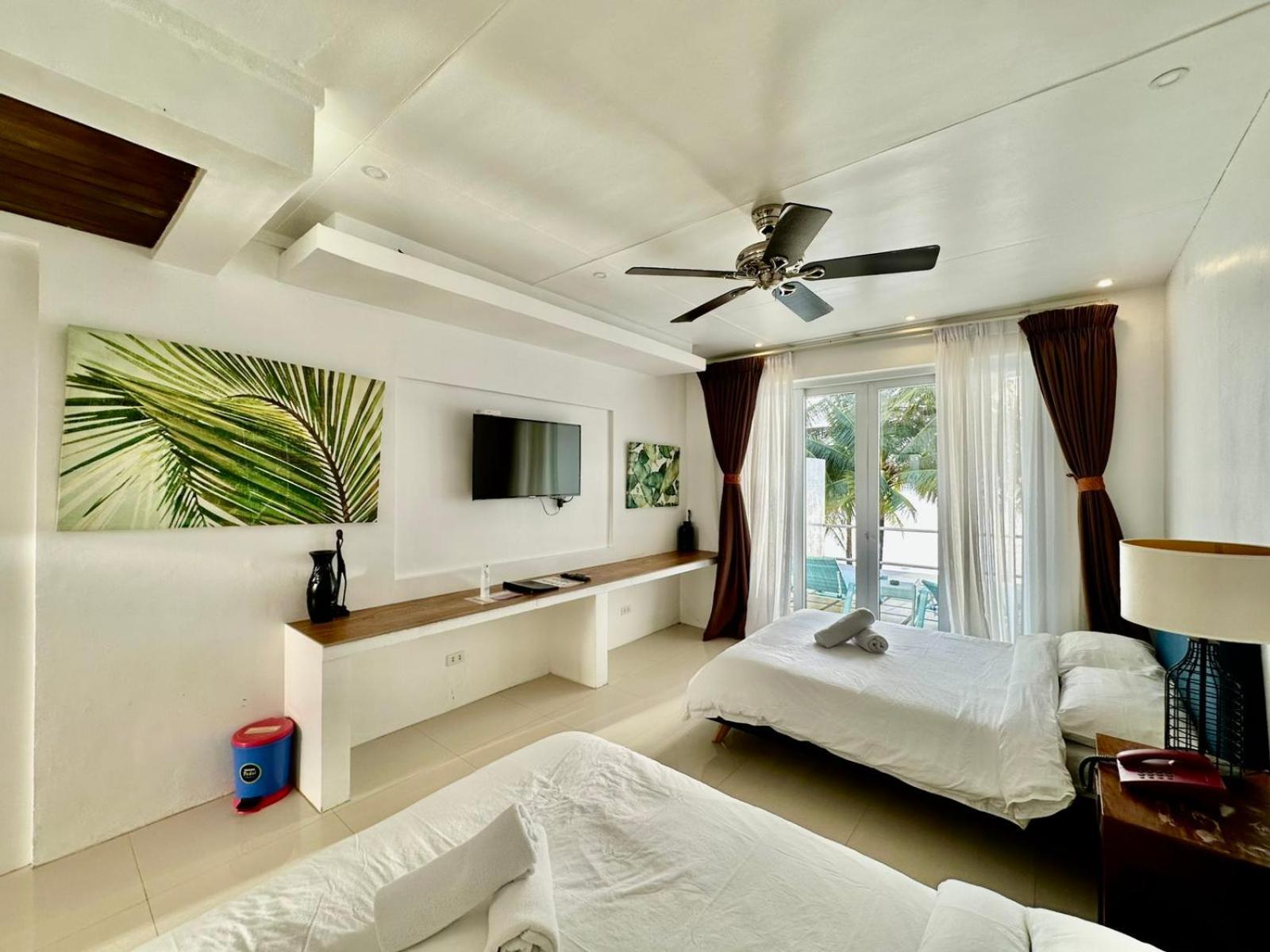 Calypso Beach And Dive Resort Manoc-Manoc ภายนอก รูปภาพ